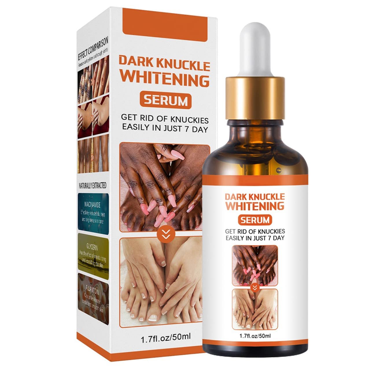 Dark Knuckle Whitening Serum 1.7 Fl Oz Joint Darkening Serum Lighten And Repair Melanin Skin Care Removal Body Bleaching For Knuckle Elbows